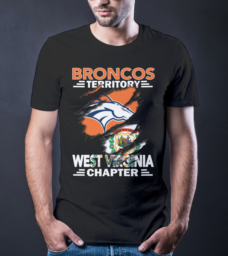 Broncos Territory West Virginia Chapter State Pride Edition T-Shirt
