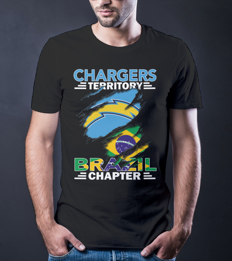 Chargers Territory Brazil Flag Chapter T-Shirt