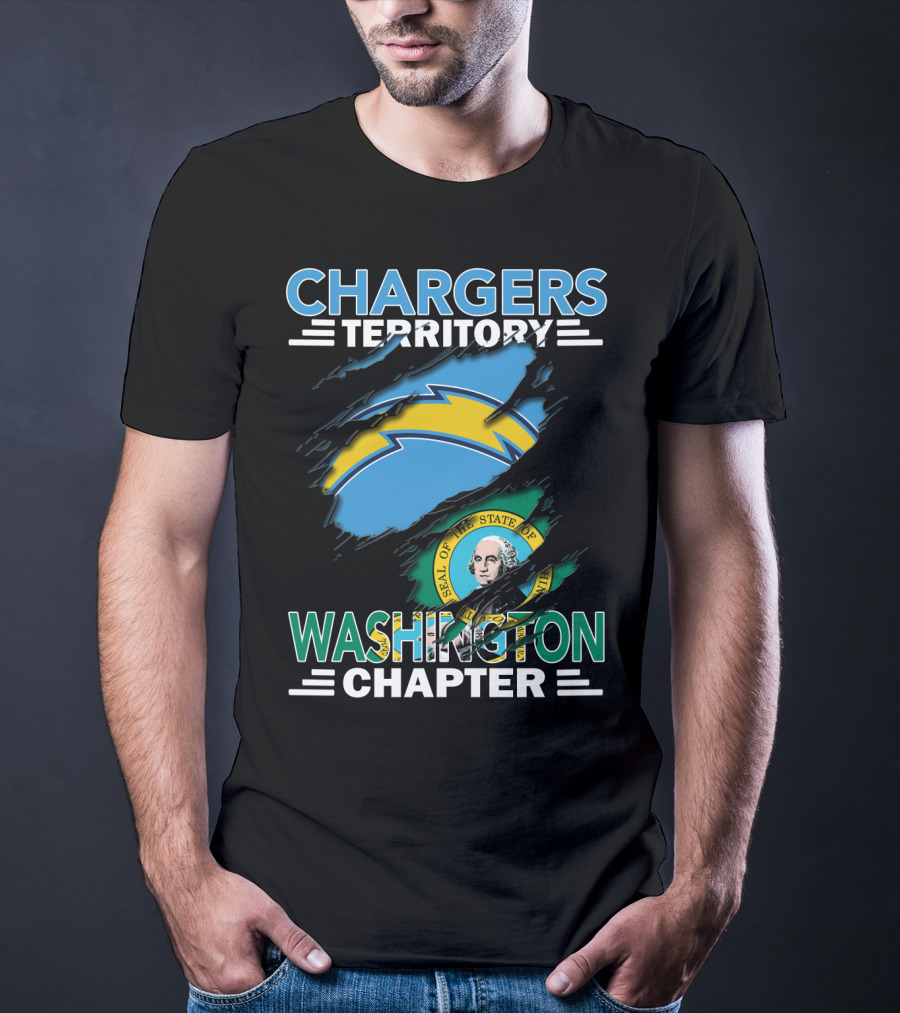 Chargers Territory Washington Chapter Seal T-Shirt