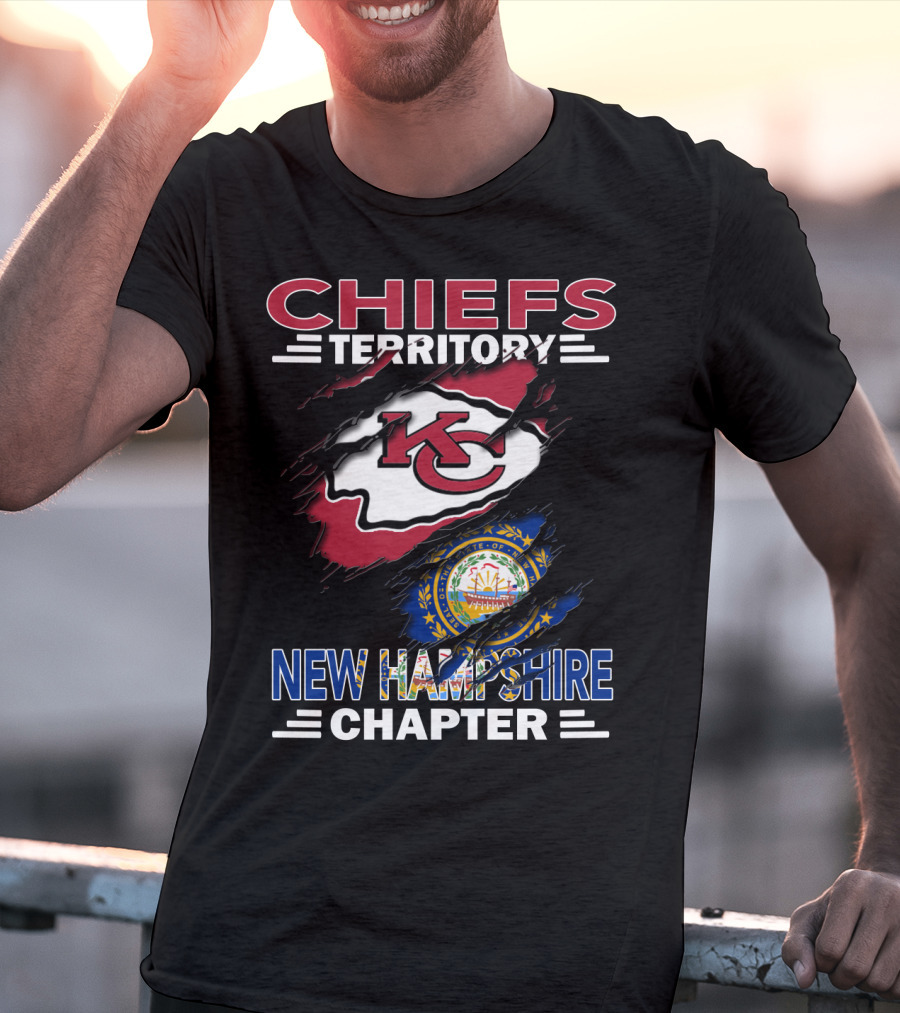 Chiefs Territory New Hampshire Chapter NFL Kansas City Chiefs Fan Club T-Shirt