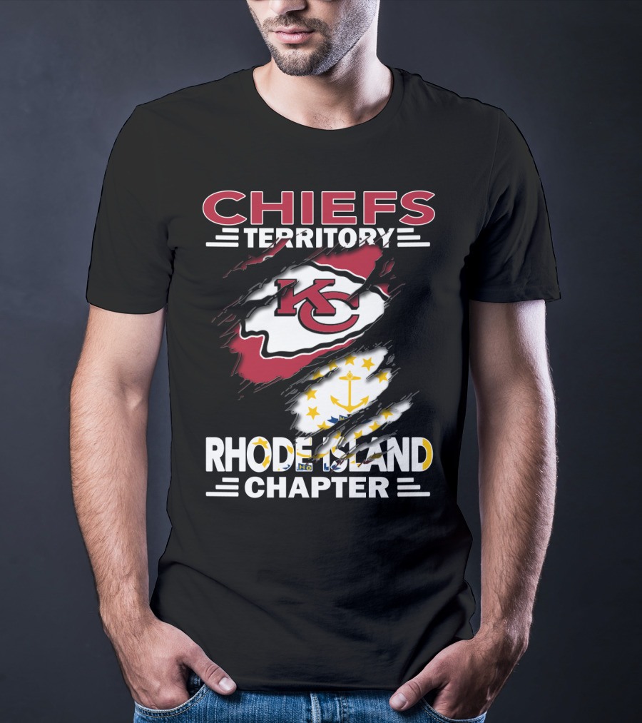 Chiefs Territory Rhode Island Chapter Kansas City Fan Club T-Shirt