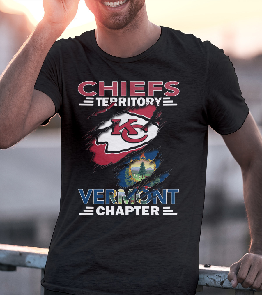 Chiefs Territory Kansas City Chiefs Vermont Chapter T-Shirt