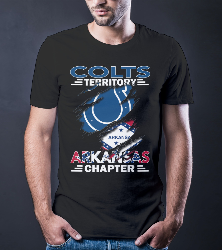 Colts Territory Arkansas Chapter NFL Supporters T-Shirt