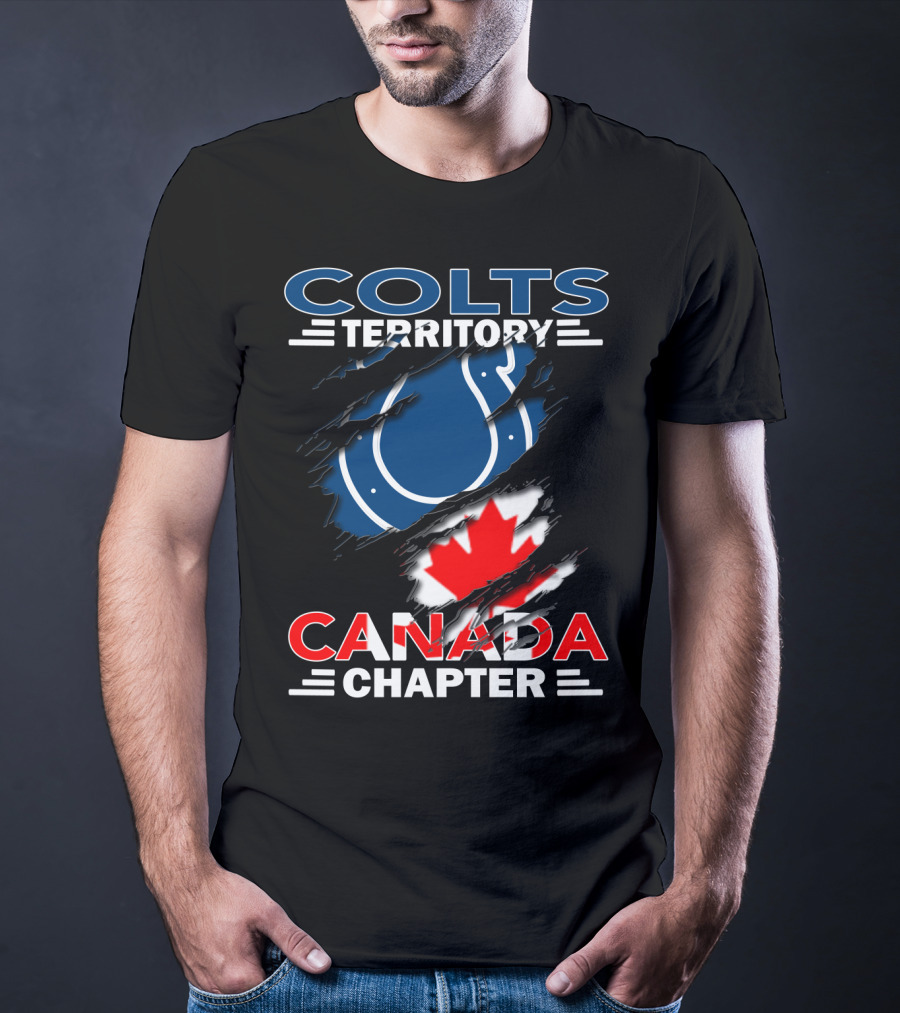 Colts Territory Canada Chapter Flag T-Shirt