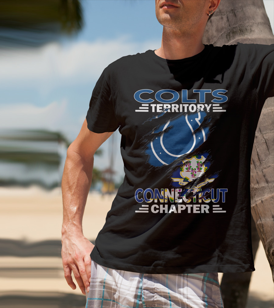 Colts Territory Connecticut Chapter Symbol Décoché T-Shirt