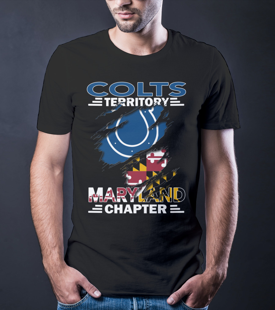 Colts Territory Maryland Chapter Maryland Flag T-Shirt