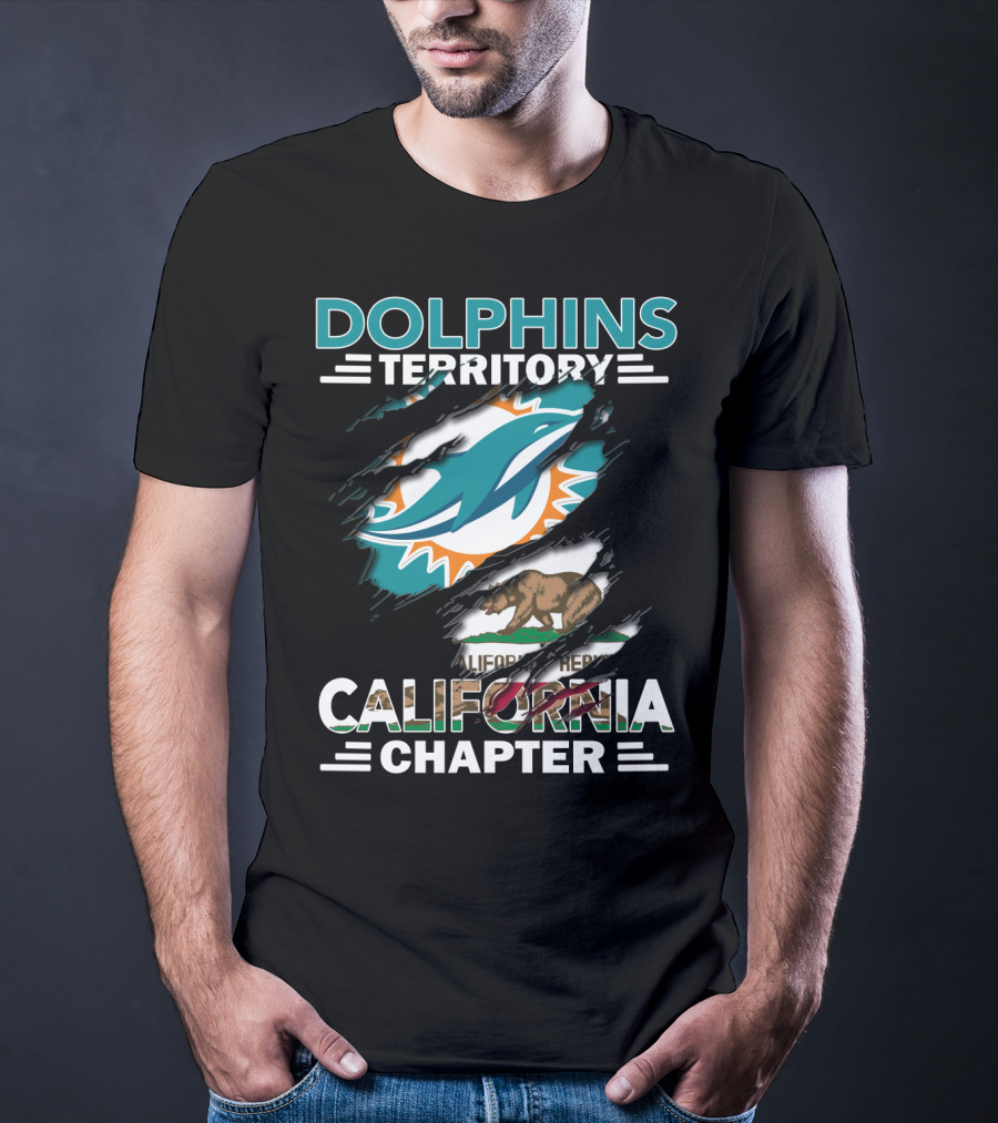 Dolphins Territory California Chapter California Republic Dolphins T-Shirt