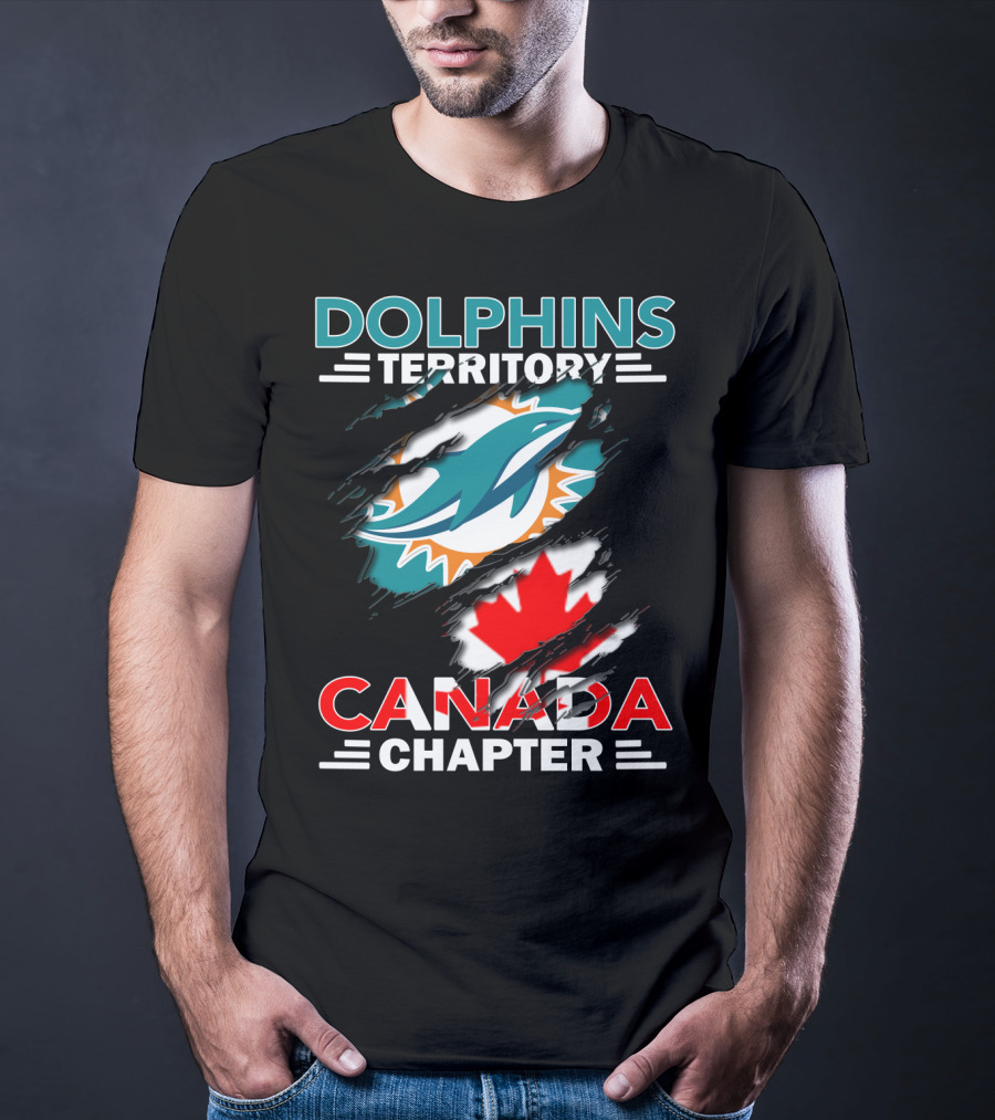 Dolphins Territory Canada Chapter Miami Dolphins Fan Club T-Shirt