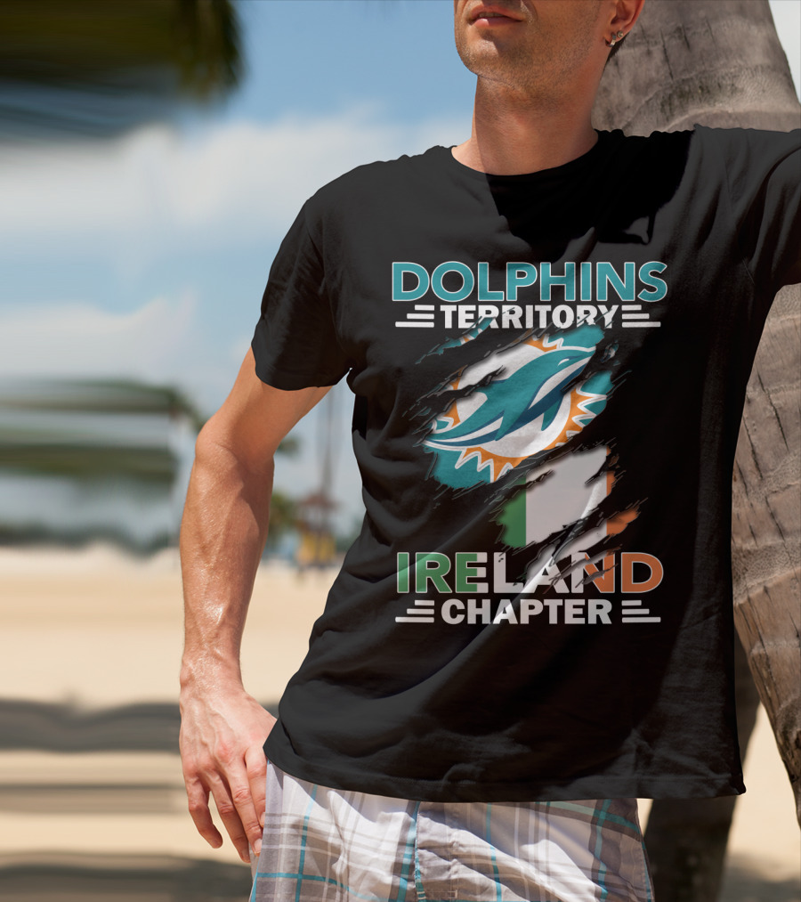 Dolphins Territory Ireland Chapter Miami Dolphins Fan Club T-Shirt