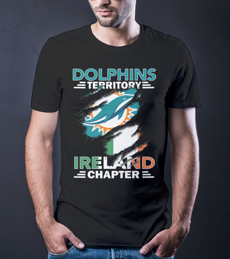 Dolphins Territory Ireland Chapter Miami Dolphins Fan Club T-Shirt