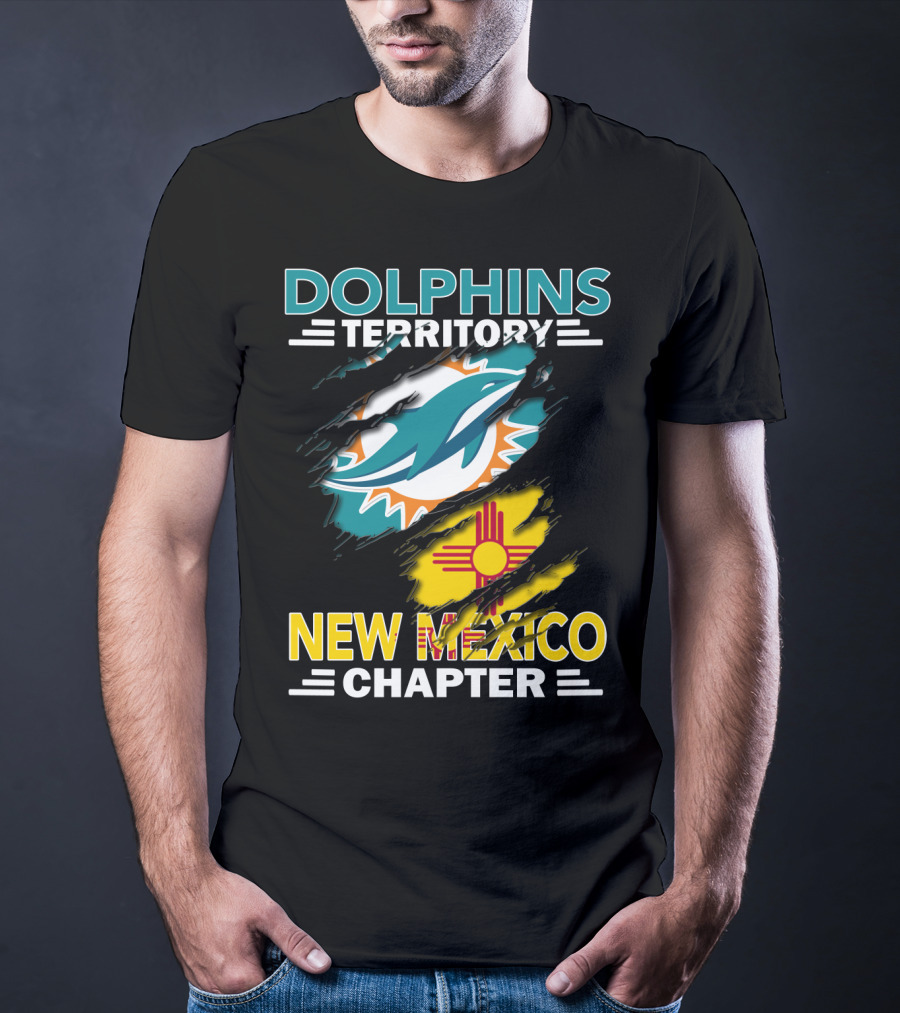 Dolphins Territory New Mexico Chapter Miami Dolphins Zia T-Shirt