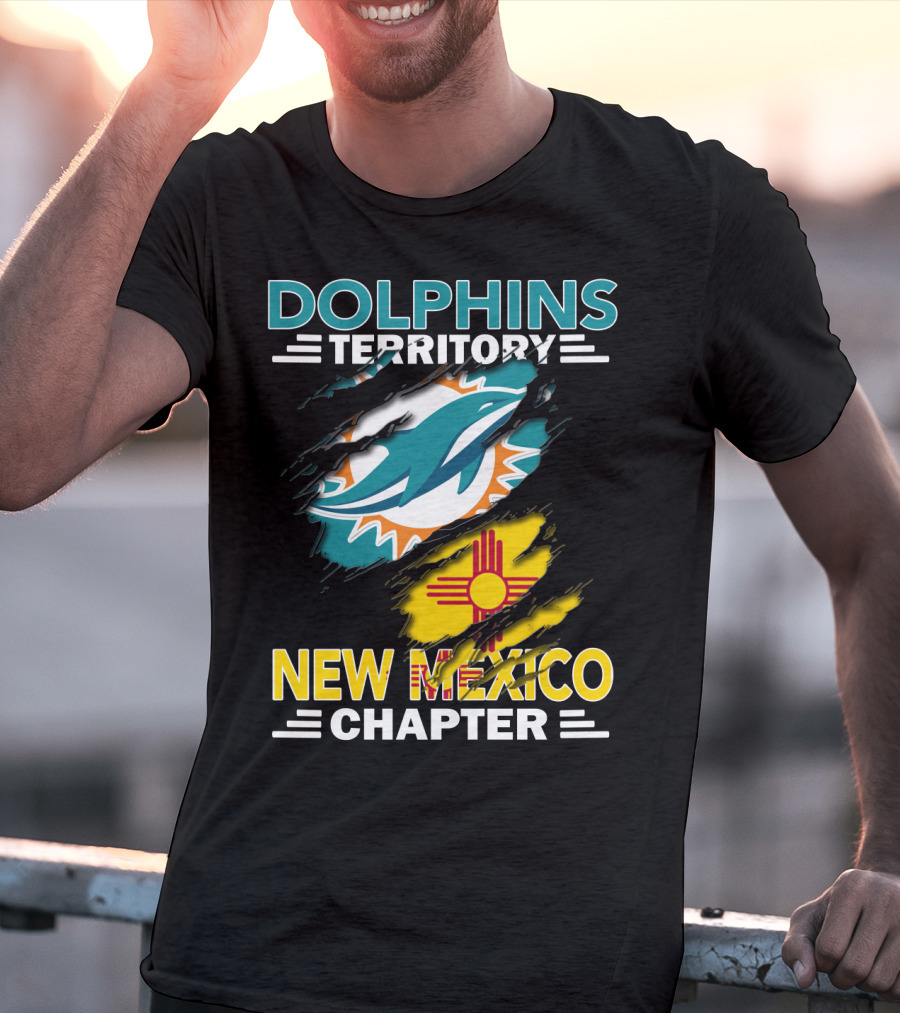 Dolphins Territory New Mexico Chapter Miami Dolphins Zia T-Shirt