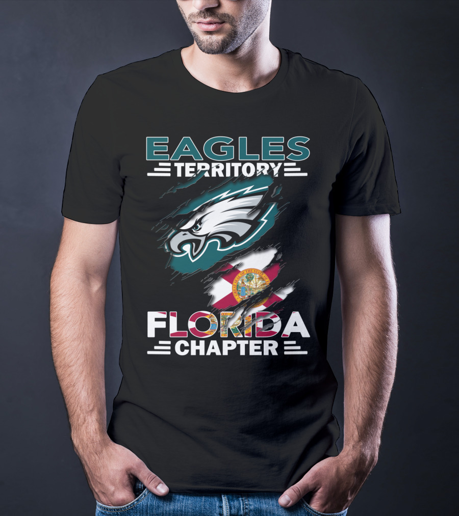 Eagles Territory Florida Chapter Flag T-Shirt