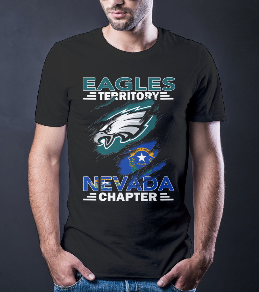 Eagles Territory Nevada Chapter Battle Born Nevada Flag T-Shirt