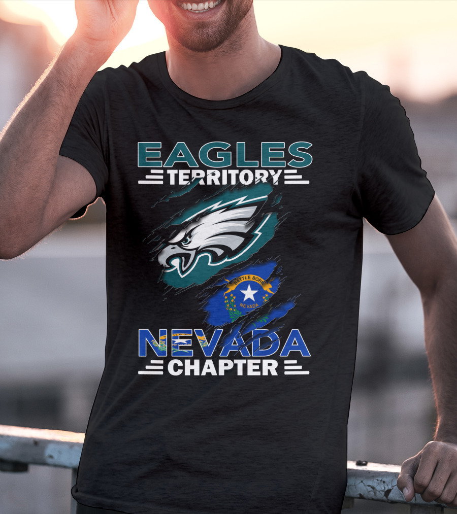Eagles Territory Nevada Chapter Battle Born Nevada Flag T-Shirt
