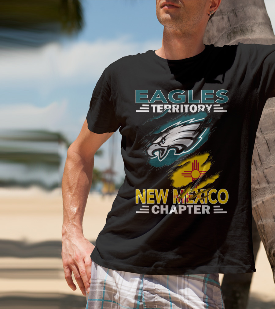 Eagles Territory New Mexico Chapter Fan Emblem With Iconic Symbol T-Shirt