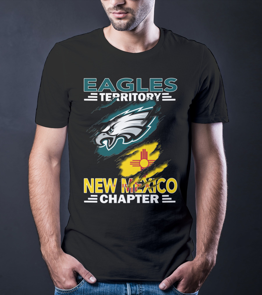 Eagles Territory New Mexico Chapter Fan Emblem With Iconic Symbol T-Shirt