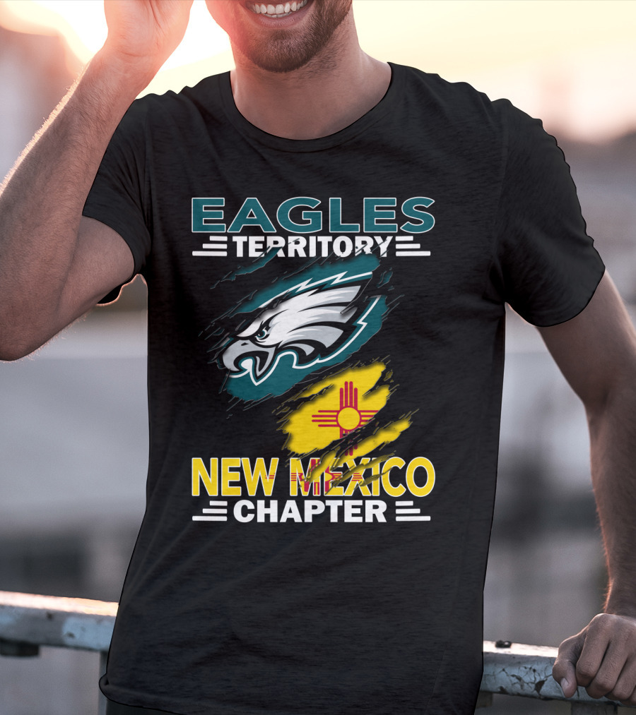 Eagles Territory New Mexico Chapter Fan Emblem With Iconic Symbol T-Shirt