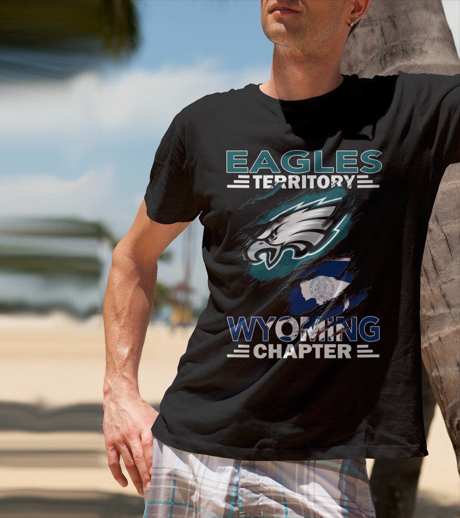 Eagles Territory Wyoming Chapter Fan Community Connections T-Shirt