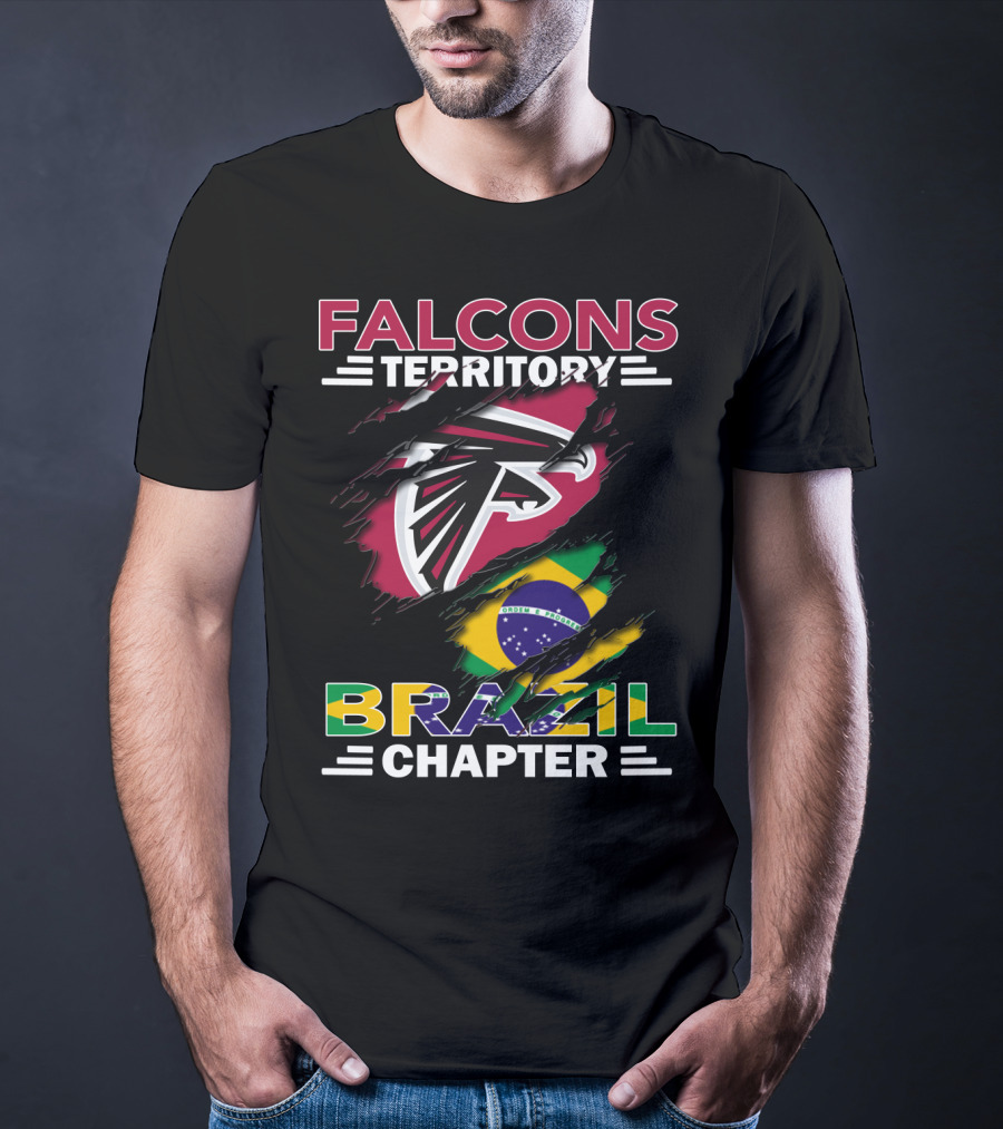 Falcons Territory Brazil Chapter NFL Fan Club South American Division T-Shirt