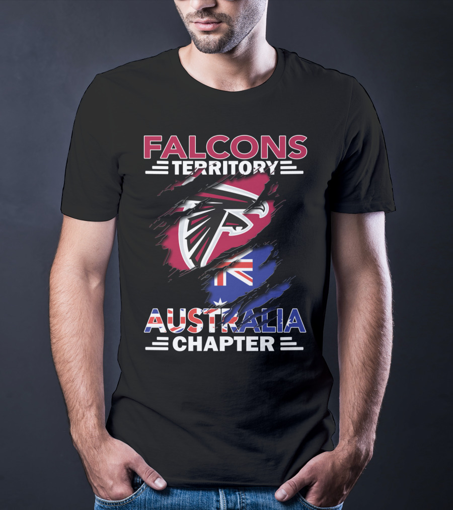 Falcons Territory Australia Chapter Flag Logo Emblem T-Shirt