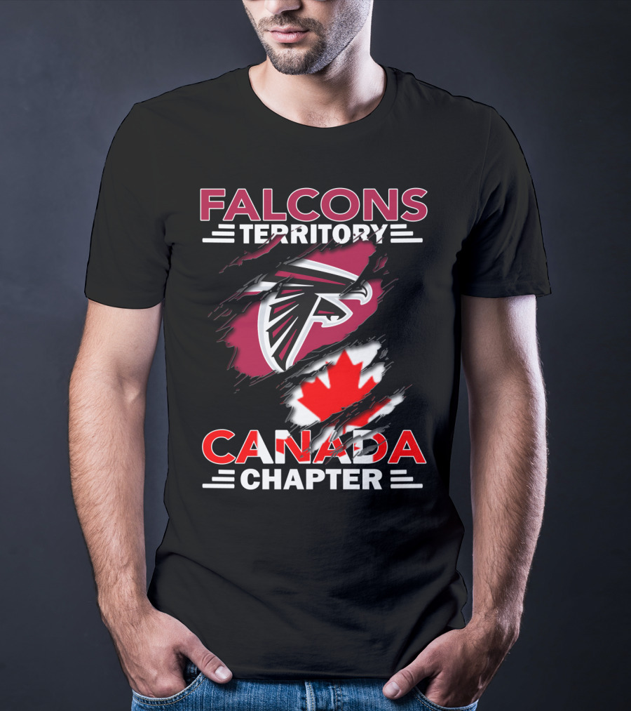 Falcons Territory Canada Chapter Atlanta Sports Fan Group T-Shirt