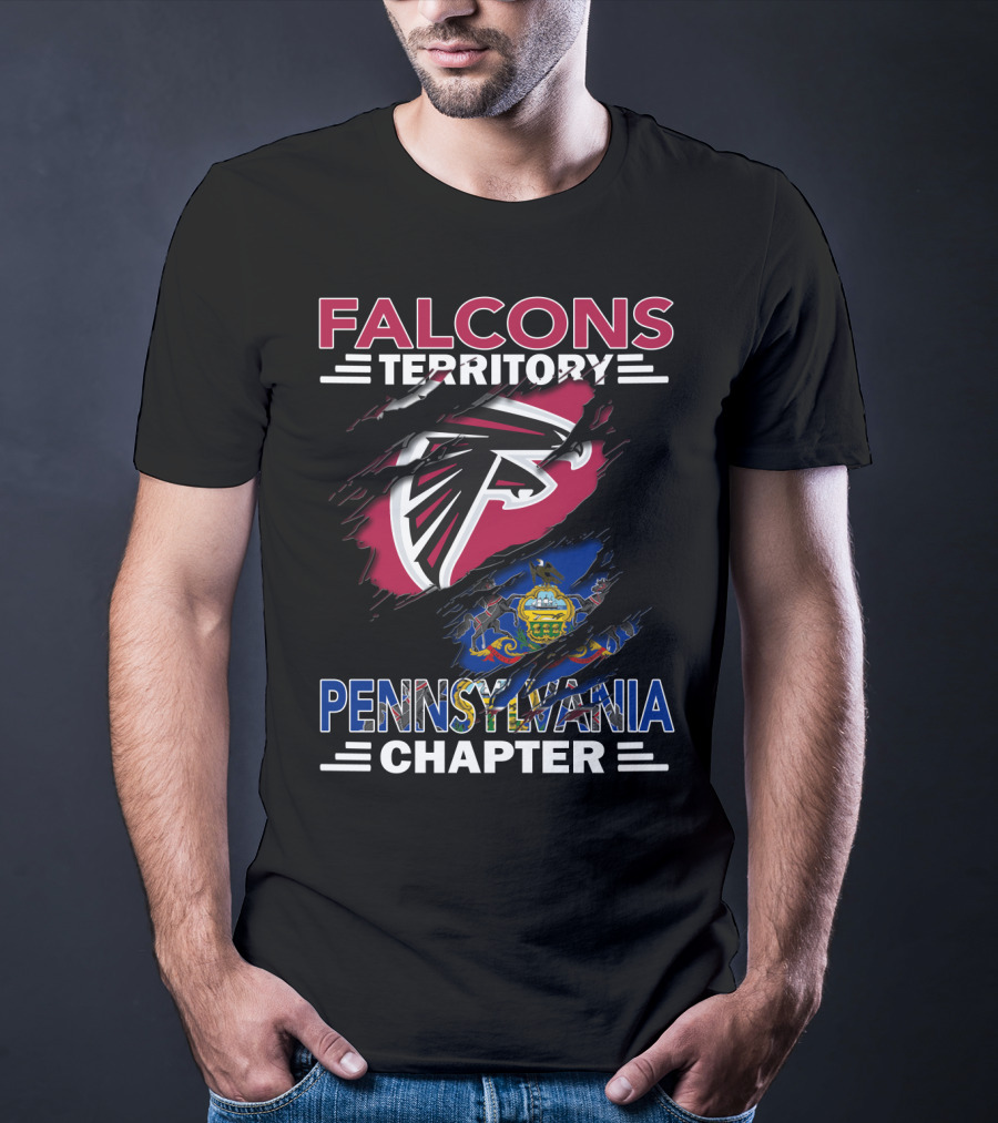 Falcons Territory Pennsylvania Chapter NFL Community Supporters T-Shirt