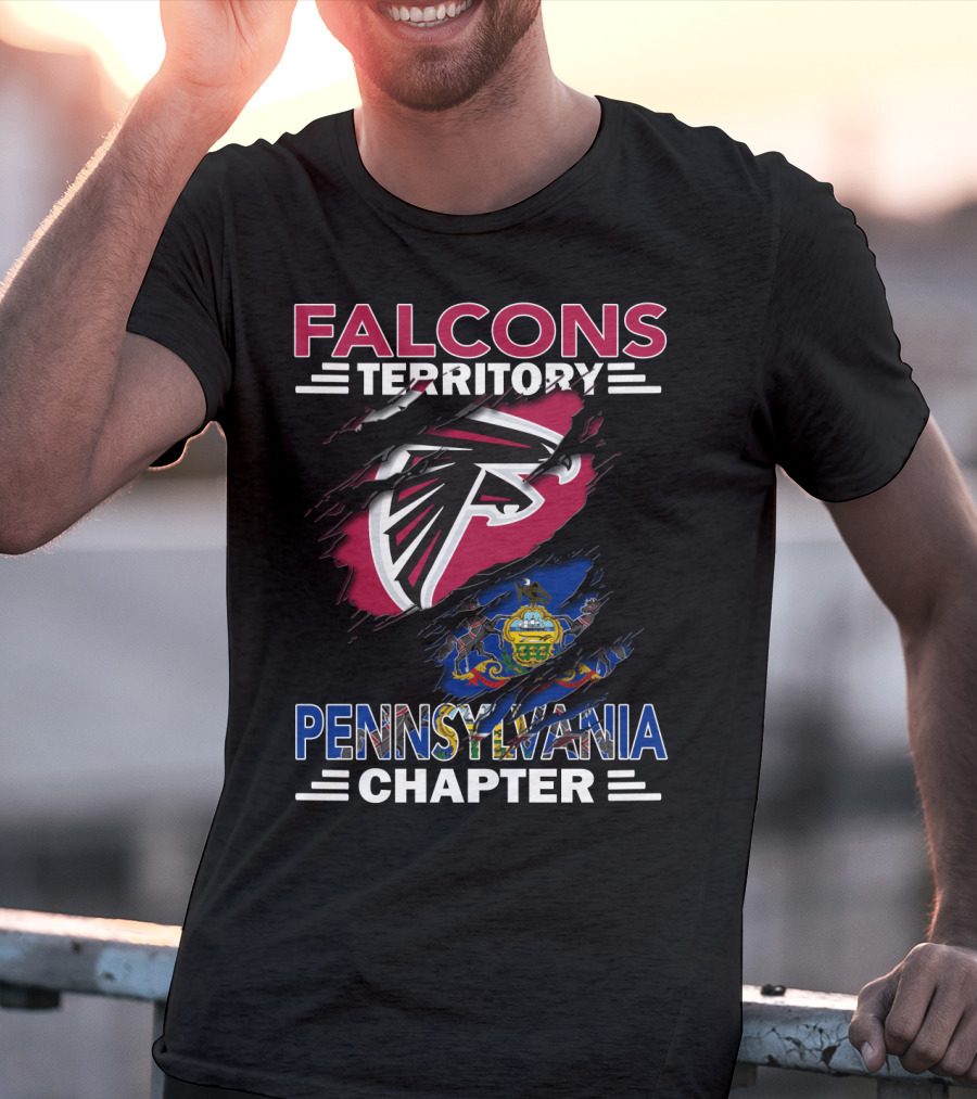 Falcons Territory Pennsylvania Chapter NFL Community Supporters T-Shirt