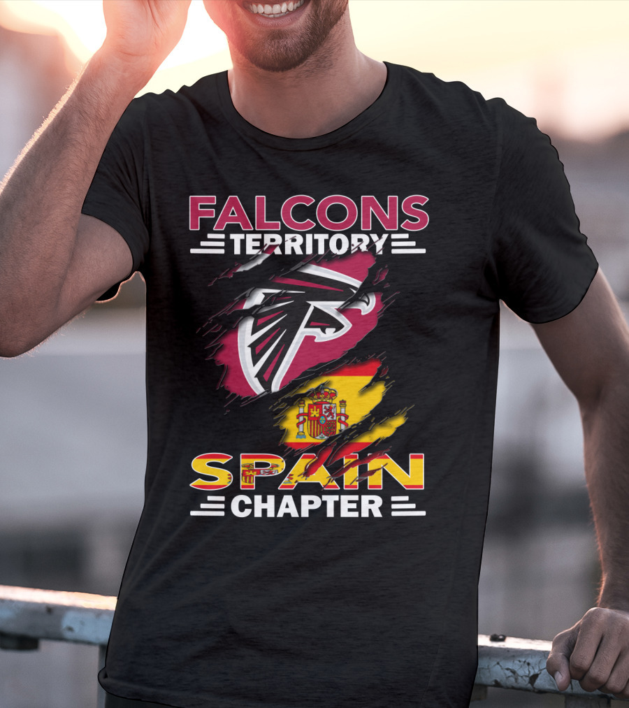 Falcons Territory Spain Chapter Flag T-Shirt