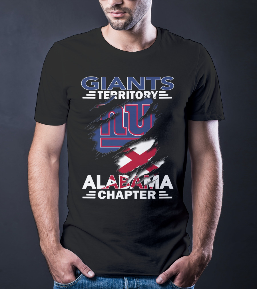 Giants Territory Alabama Chapter New York Football T-Shirt