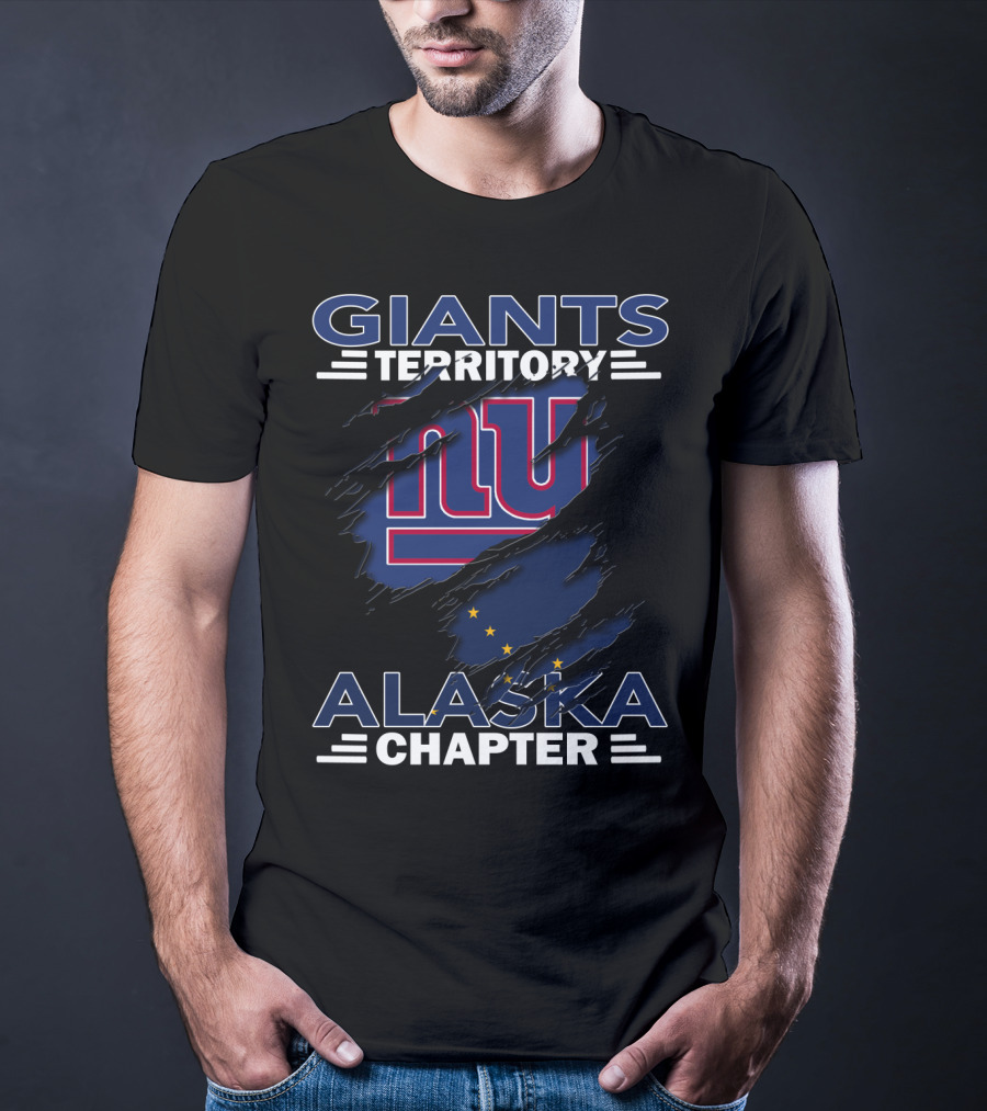 Giants Territory Alaska Chapter New York Football Fan Club T-Shirt