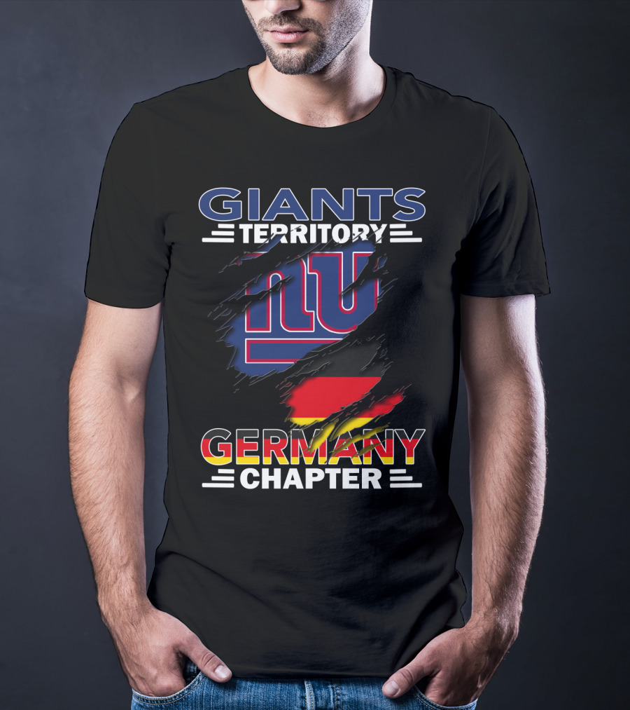Giants Territory Germany Chapter NFL NY Flag T-Shirt