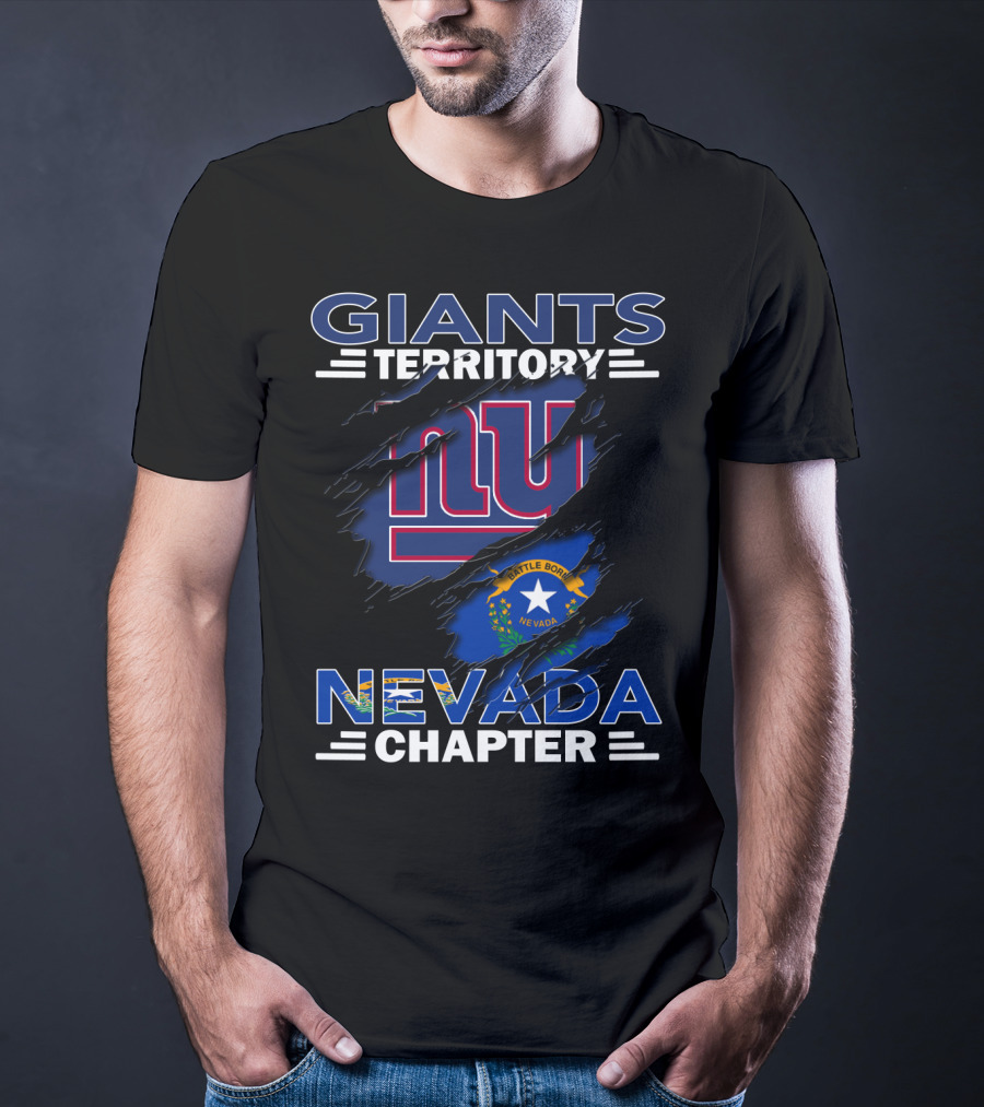 Giants Territory Nevada Chapter Battle Born NV Flag NY T-Shirt