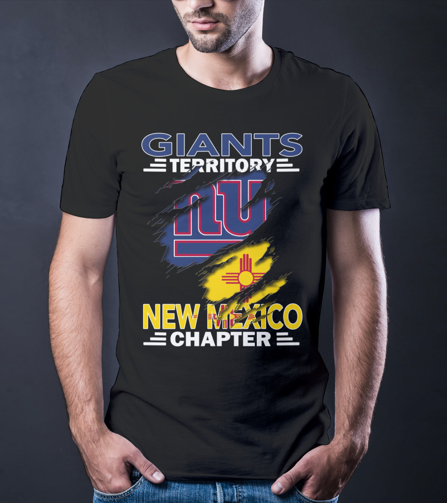 Giants Territory New Mexico Chapter NY Logo And Zia T-Shirt
