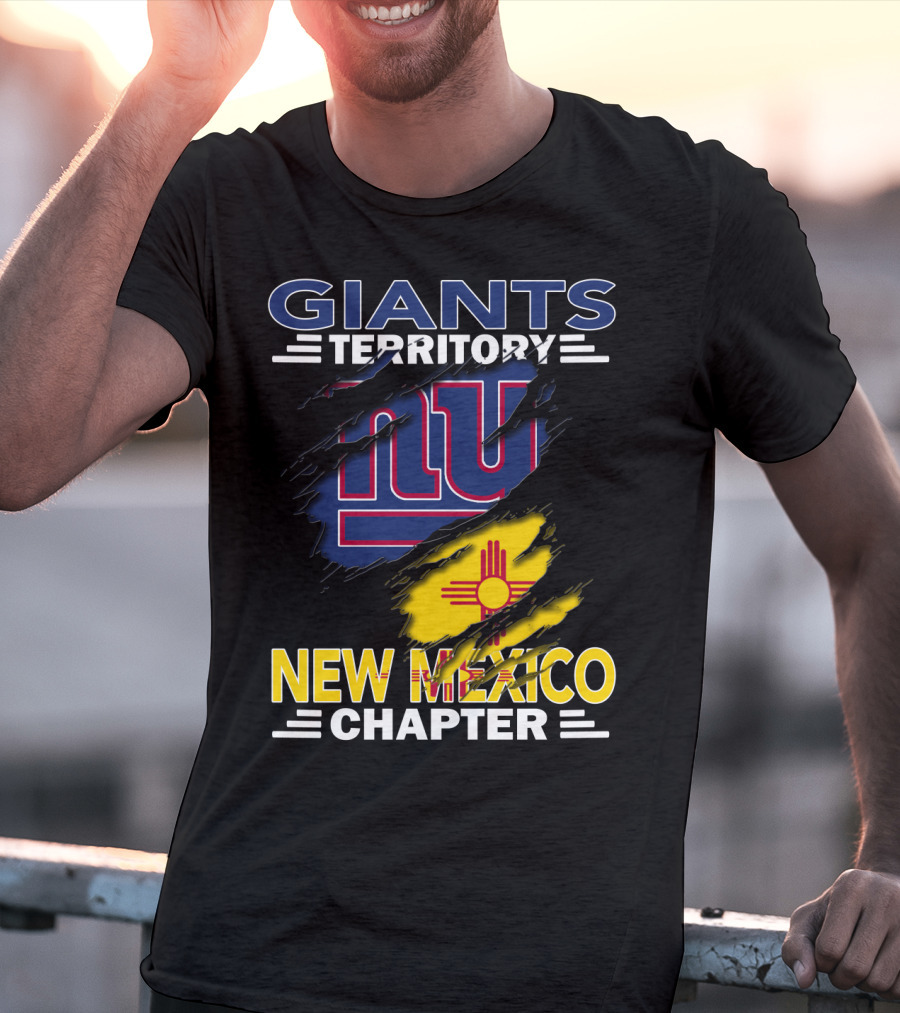 Giants Territory New Mexico Chapter NY Logo And Zia T-Shirt