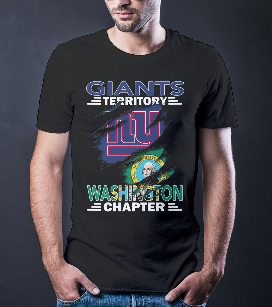 Giants Territory Washington Chapter Seal NY T-Shirt