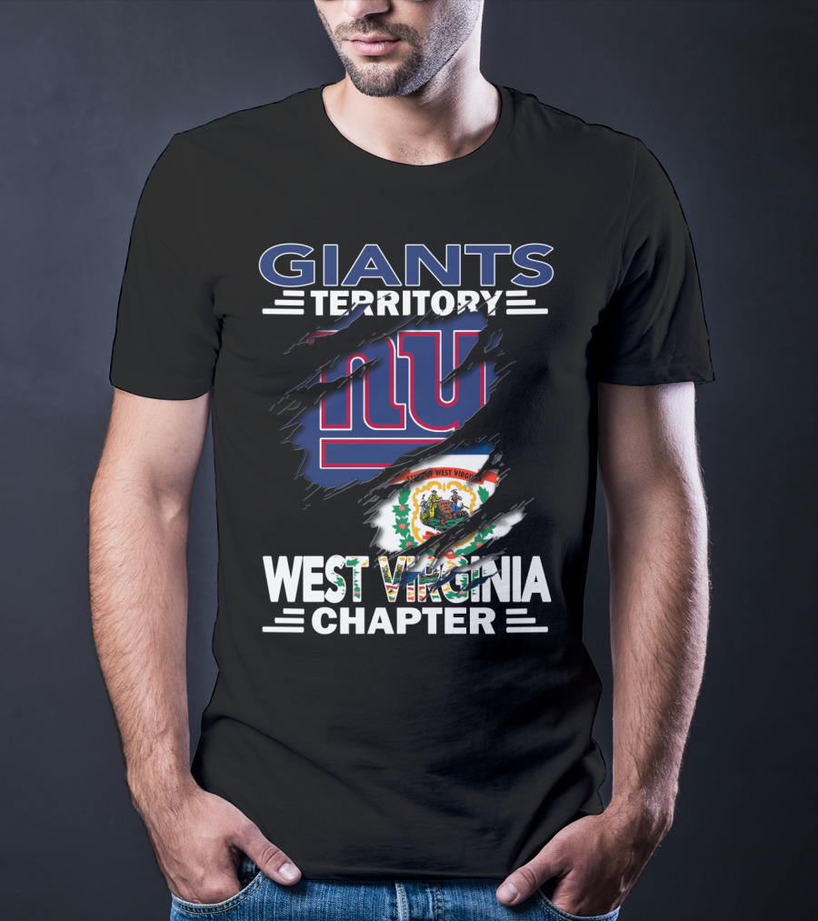 Giants Territory West Virginia Chapter NFL Sports Fan Group T-Shirt