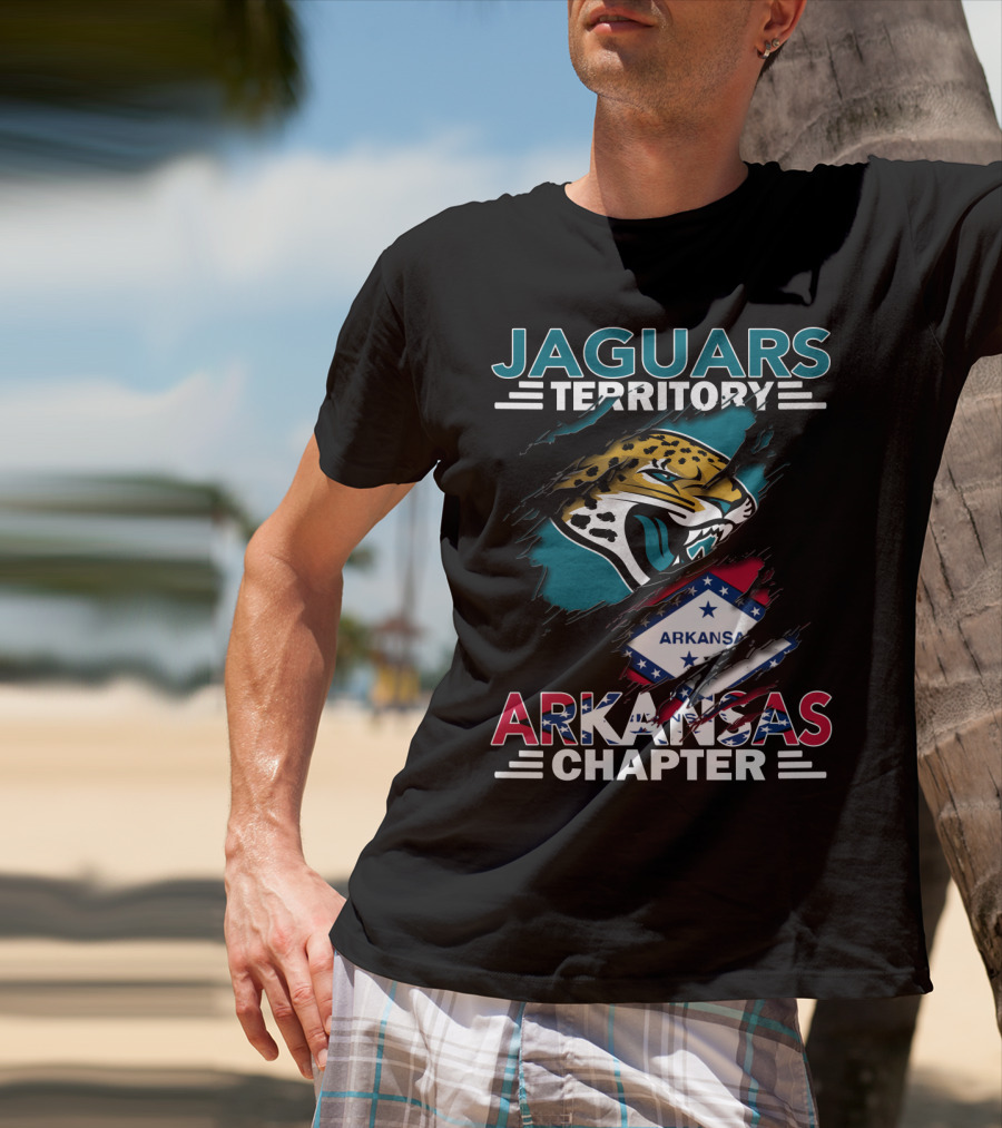 Jaguars Territory Arkansas Chapter Arkansas Flag Jaguar T-Shirt