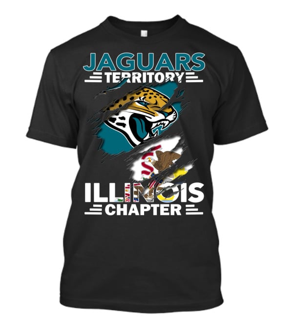 Jaguars Territory Illinois Chapter State Pride Roaring Mascot T-Shirt