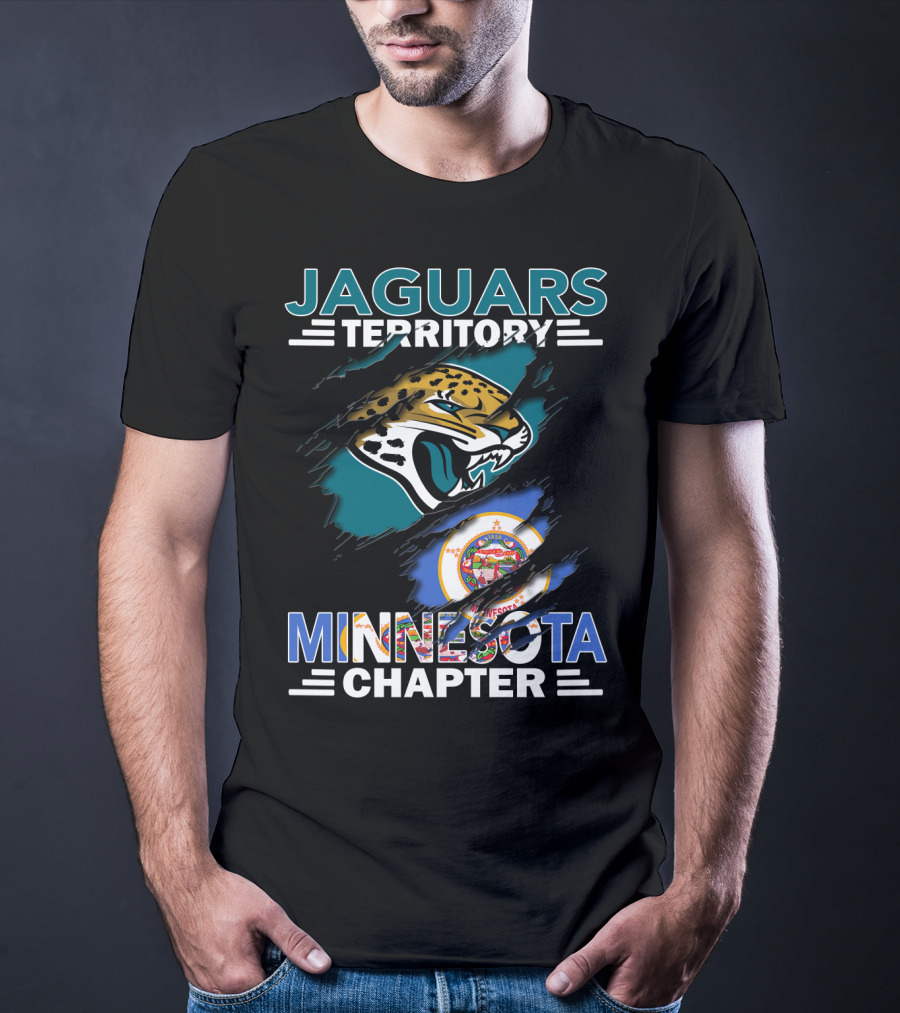 Jaguars Territory Minnesota Chapter Football Fan Club Logo State Pride T-Shirt