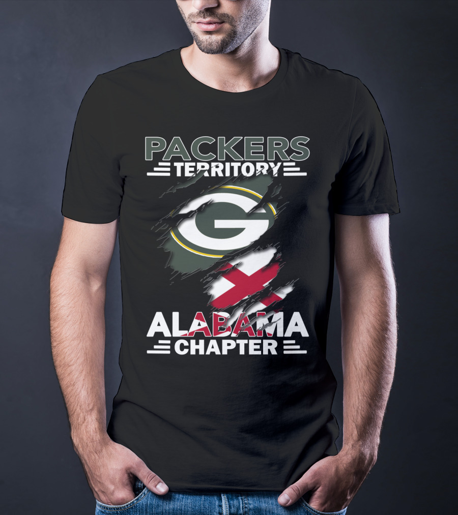 Packers Territory Alabama Chapter Green Bay Fans T-Shirt