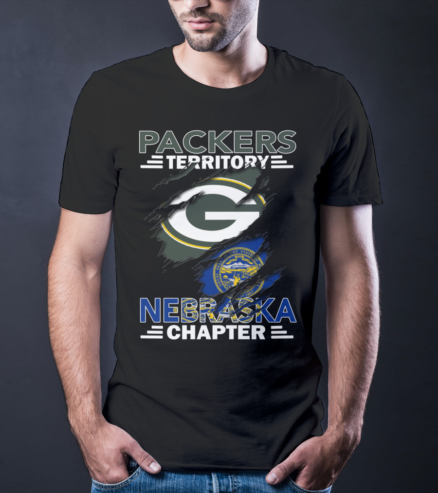 Packers Territory G Logo Nebraska Chapter State Seal T-Shirt
