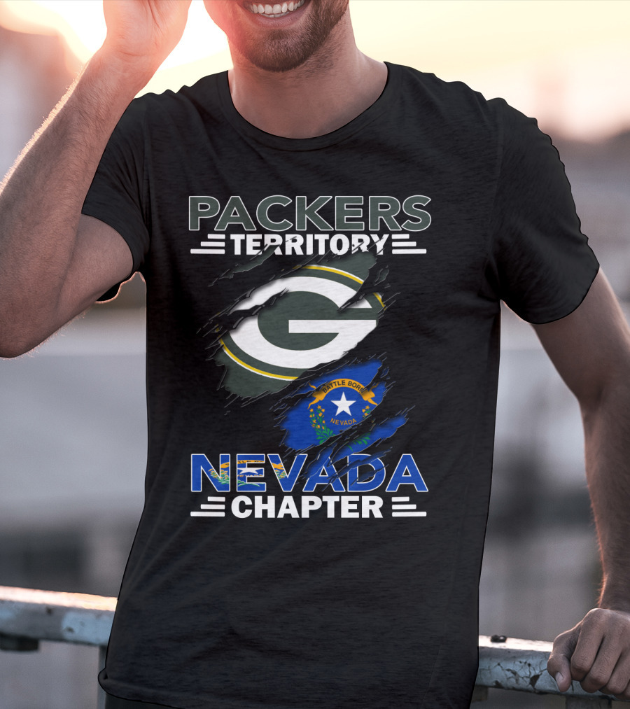 Packers Territory Green Bay G Nevada Chapter Battle Born T-Shirt