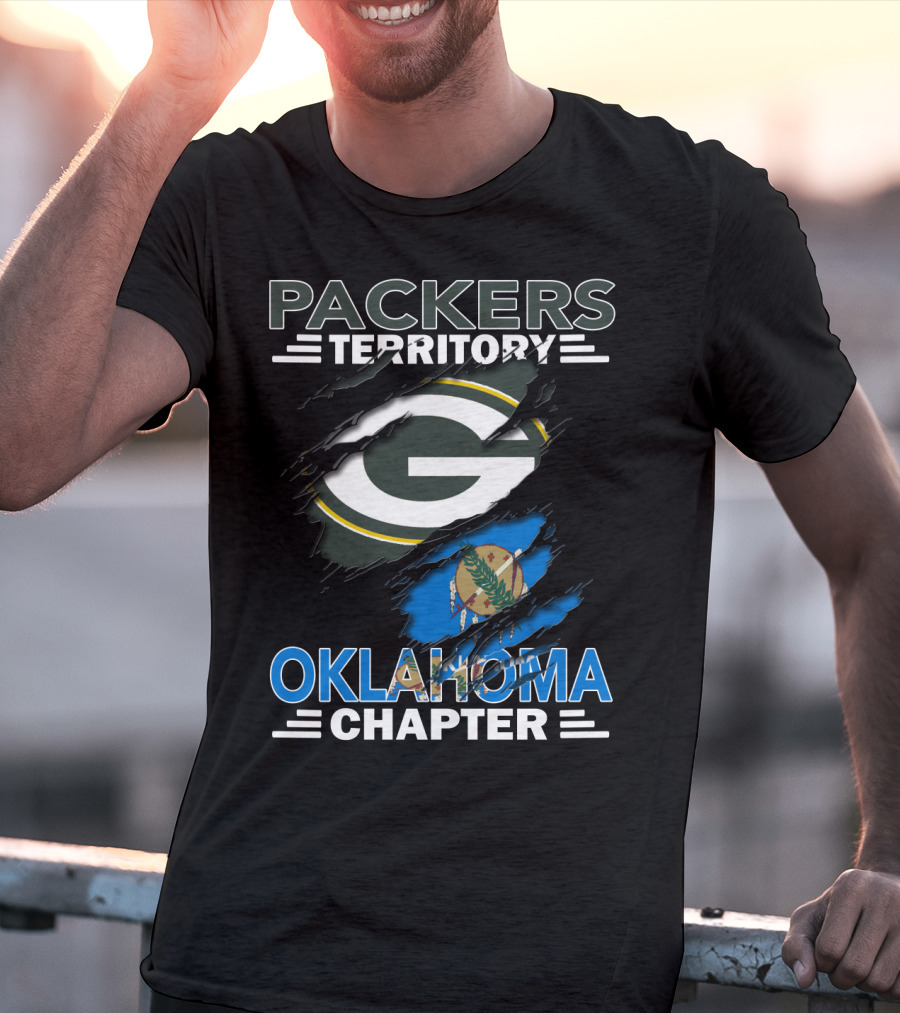 Packers Territory Oklahoma Chapter Green And Blue T-Shirt