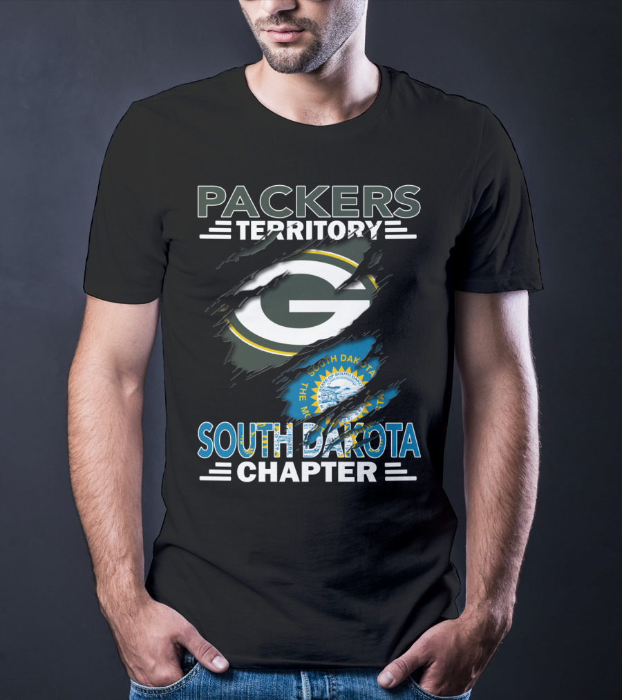 Packers Territory G South Dakota Chapter Flag T-Shirt