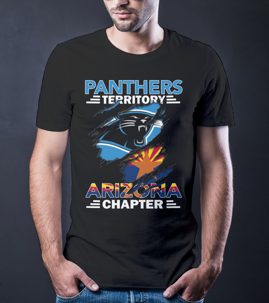 Panthers Territory Arizona Chapter NFL Team Fan Club T-Shirt