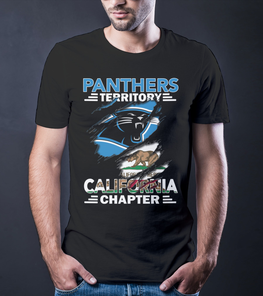 Panthers Territory California Chapter NFL State Pride T-Shirt