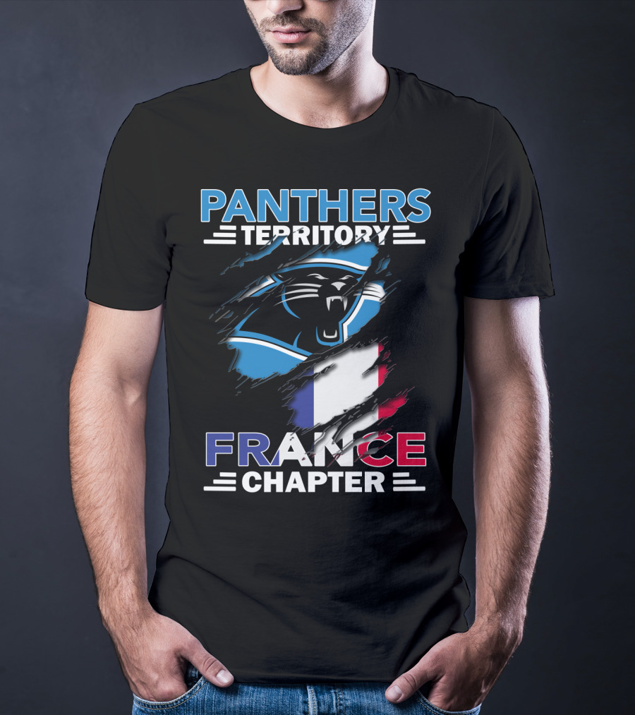 Panthers Territory France Chapter Flag T-Shirt