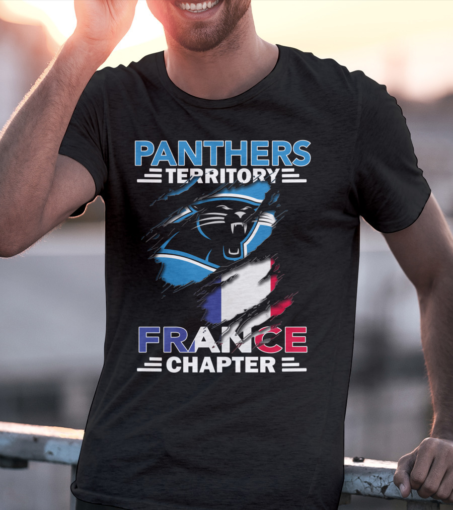 Panthers Territory France Chapter Flag T-Shirt