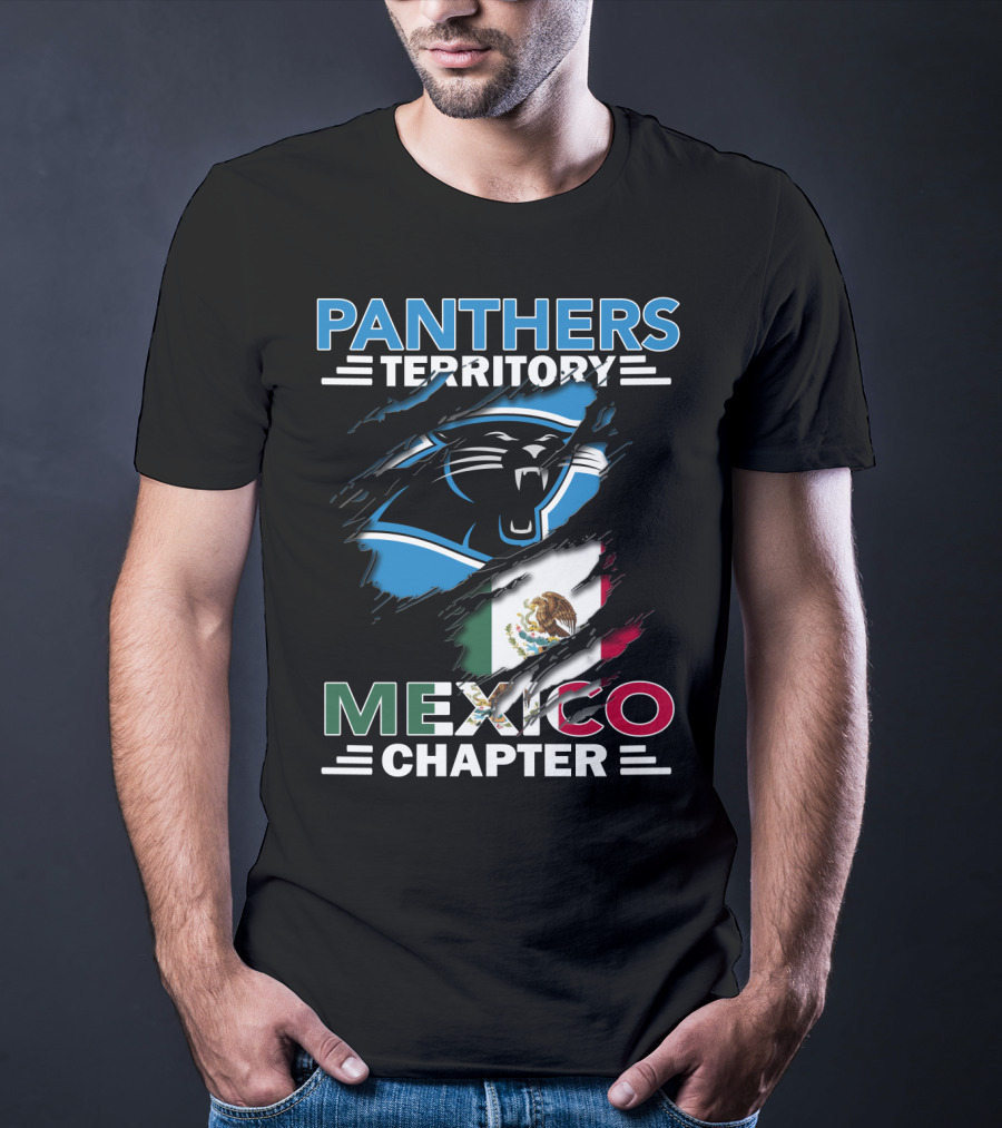 Panthers Territory Mexico Chapter Flag Emblem T-Shirt